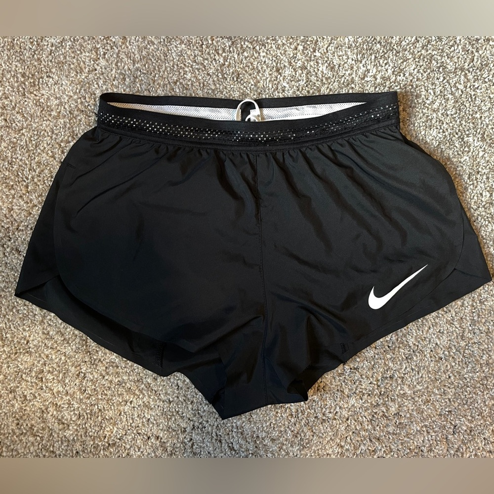 Nike Black Athletic pro elite track field shorts